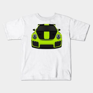GT2RS Lime green2 Kids T-Shirt